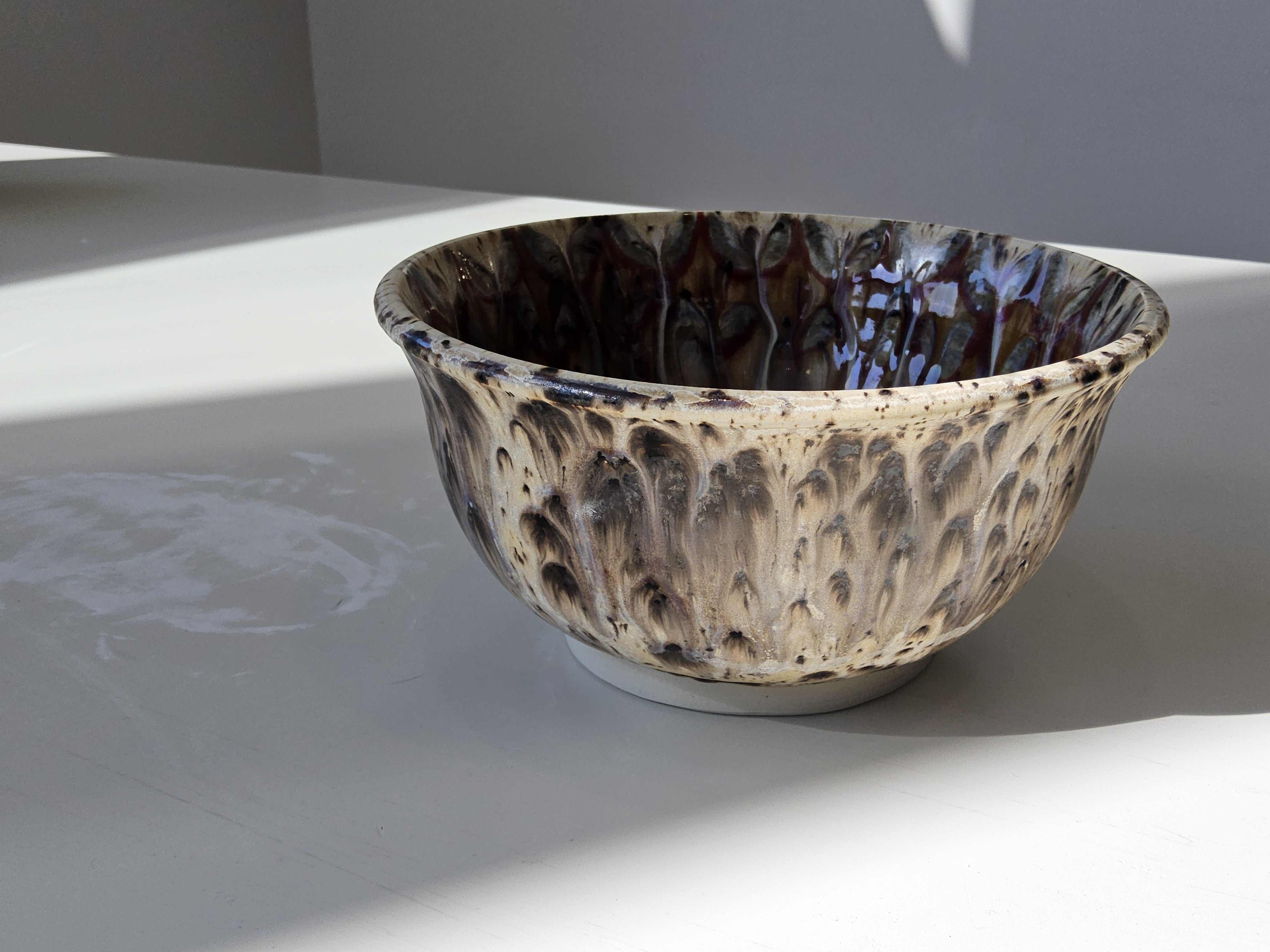 Speckled Psychedelic Ramen Bowl