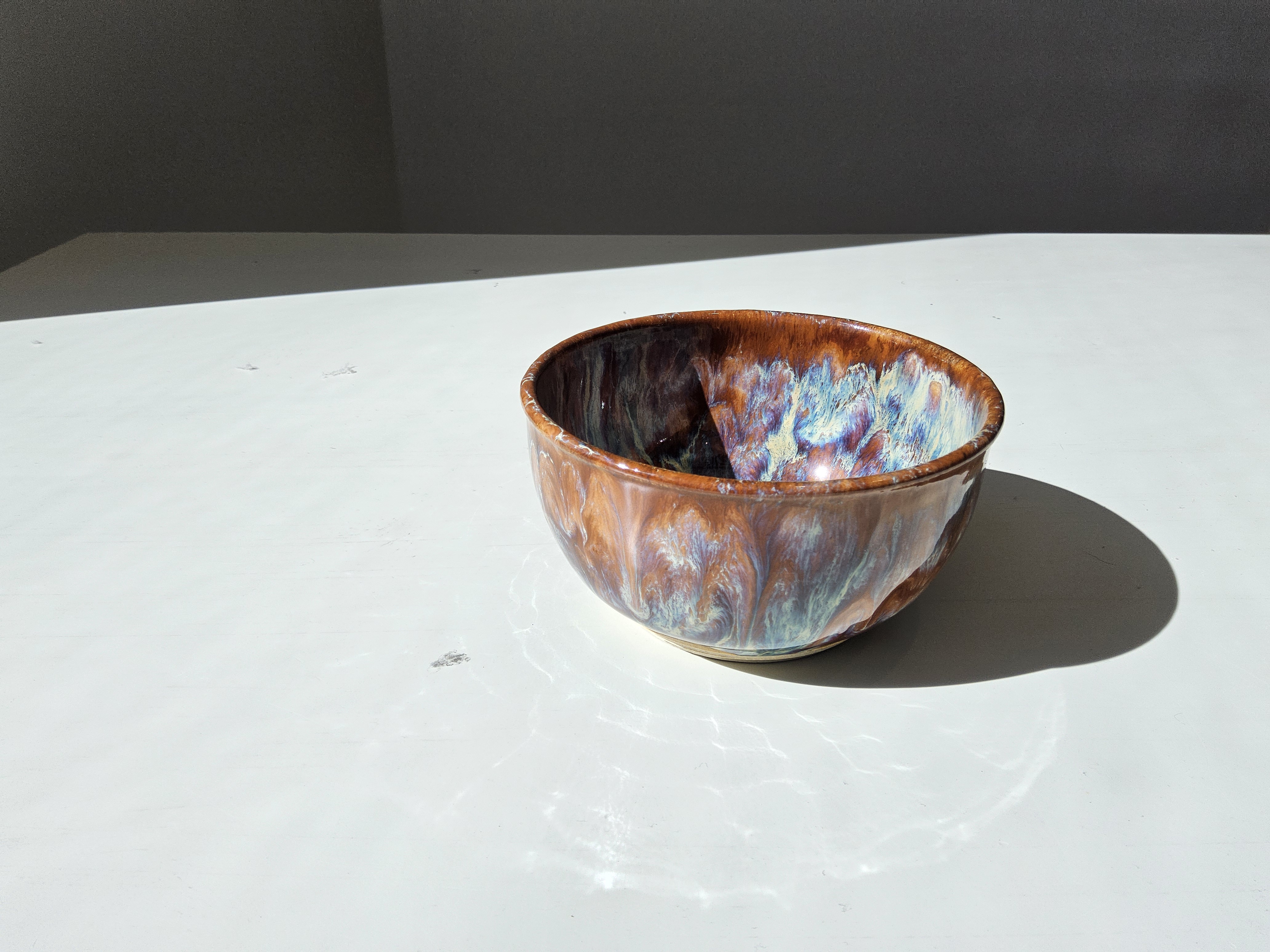Fire and Ice Psychedelic Snack Bowl