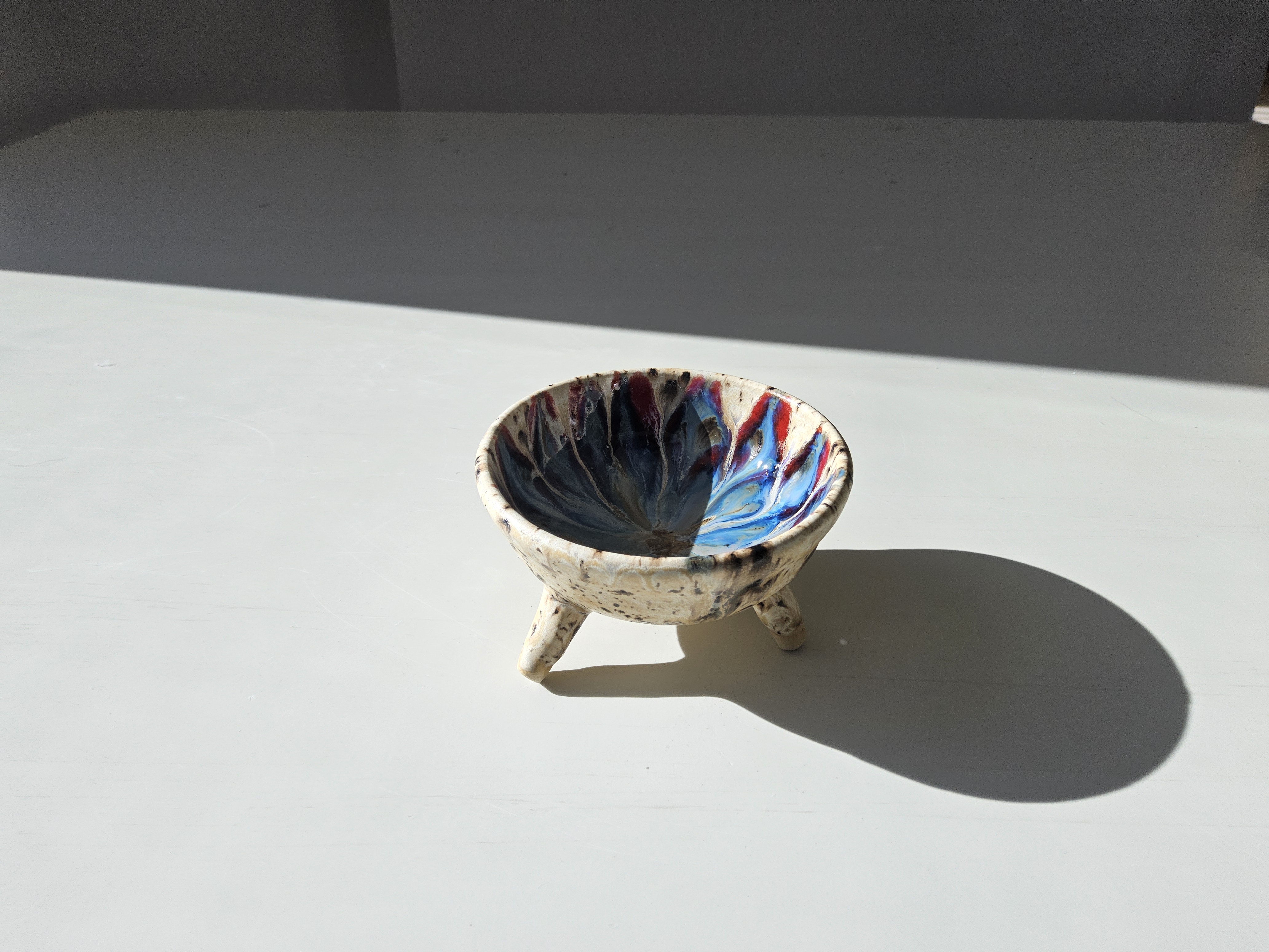 Speckled Psychedelic Ring Dish