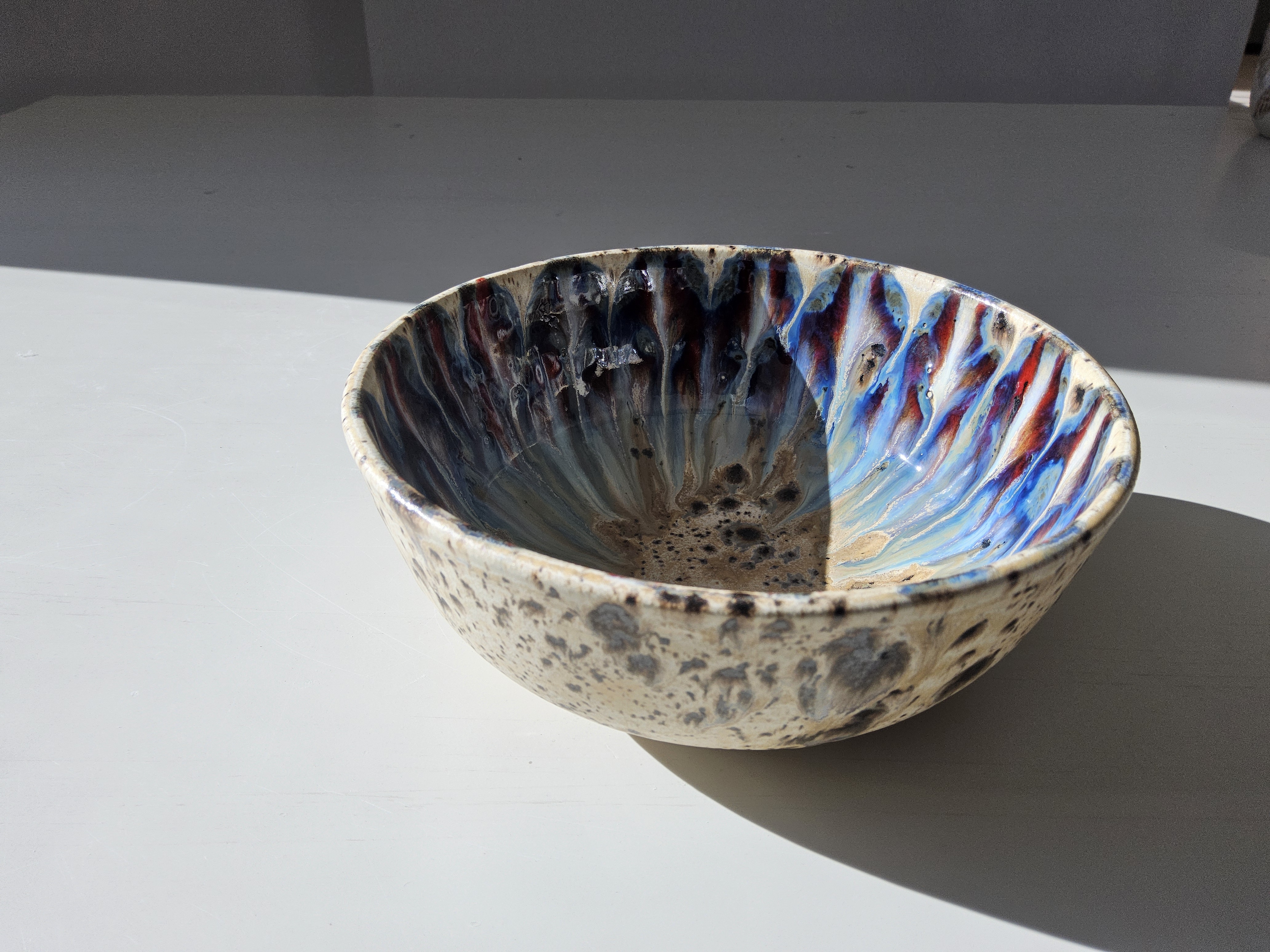 Speckled Psychedelic Cereal Bowl