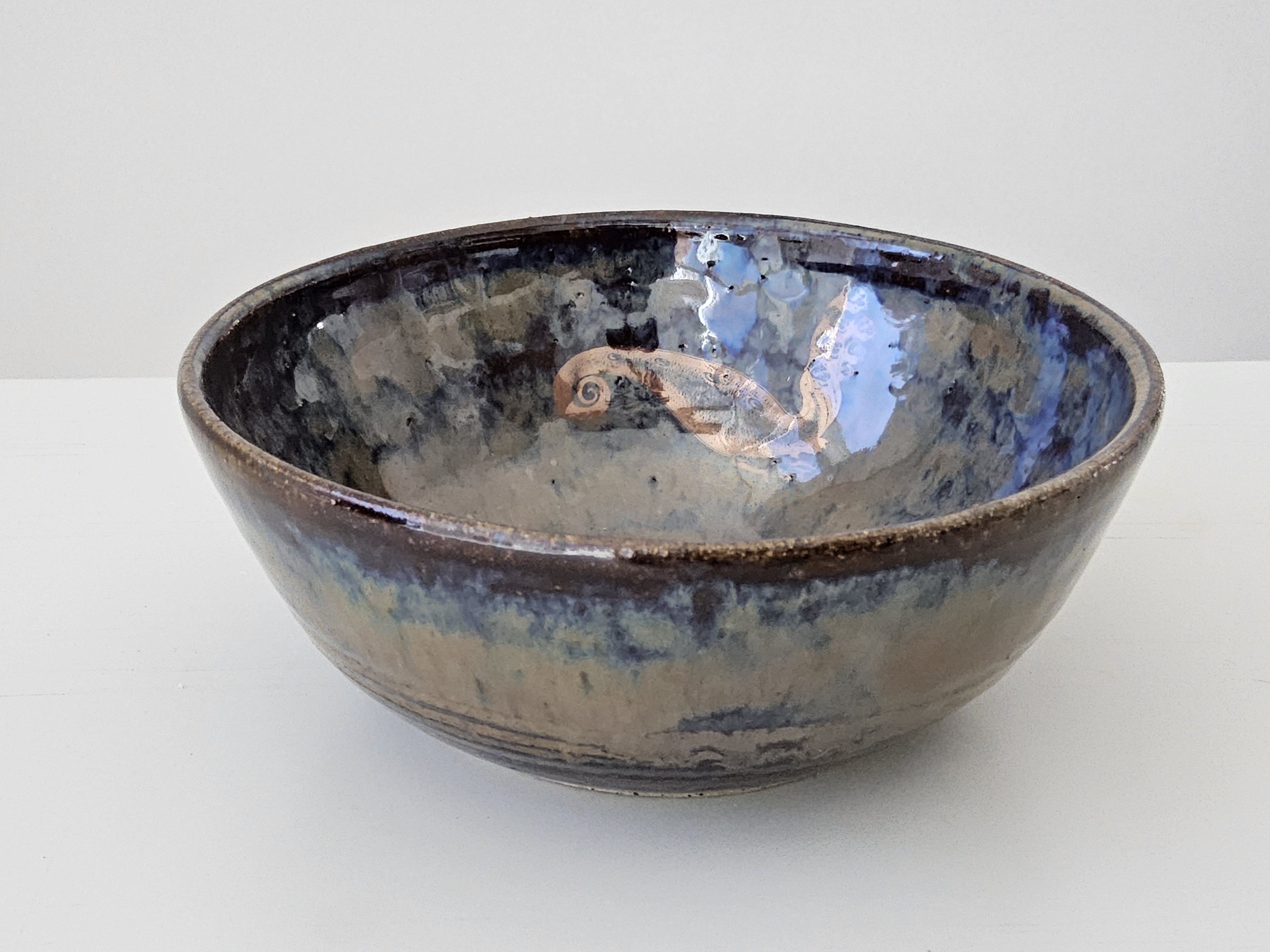 Copper Dragon Cereal Bowl